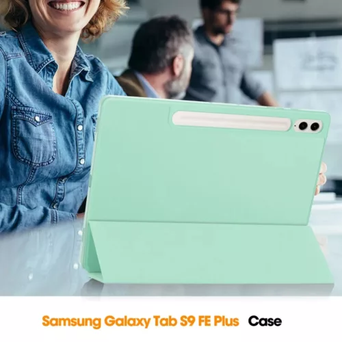 Samsung Galaxy Tab S9 Ultra / S10 Ultra Fekete Techsuit - Flex Trifold-5949419105973 5 kép