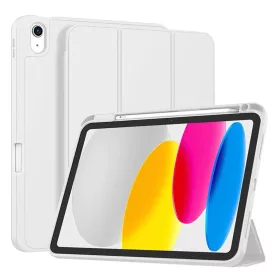    Techsuit - Flex háromszoros hajtogatású tok (ceruzatartóval) - iPad 10 (2022) 10.9 / iPad 11 2025 - Szürke