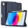  Techsuit - Flex Trifold (ceruzatartóval) - iPad 10 (2022) 10,9 - Sötétkék tok