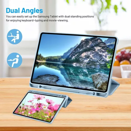 Samsung Galaxy Tab S6 Lite (2020/2022/2024) Sky Blue Techsuit - Flex T-5949419095069 4 kép