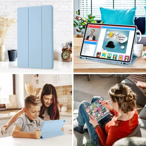 Samsung Galaxy Tab S6 Lite (2020/2022/2024) Sky Blue Techsuit - Flex T-5949419095069 5 kép