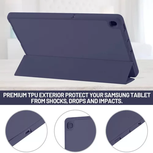Samsung Galaxy Tab S6 Lite (2020/2022/2024) Sötétkék Techsuit Flex -5949419095052 2 kép