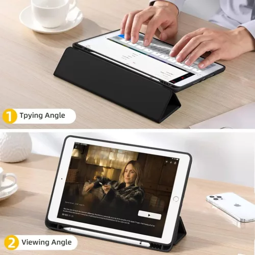 Techsuit - Flex Trifold (ceruzatartóval) - iPad Air 10.5 2019 / iPad -5949419095007 6 kép