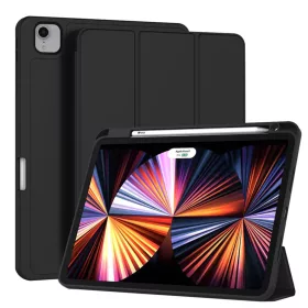   iPad Pro 11 (2018 / 2020 / 2021 / 2022) tok - Techsuit - Flex háromrészes (ceruzatartóval) - fekete