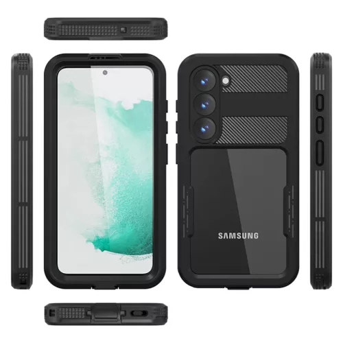 ShellBox - Vízálló IP68 Tok - Samsung Galaxy S23 - Fekete tok-5949419119857 2 kép