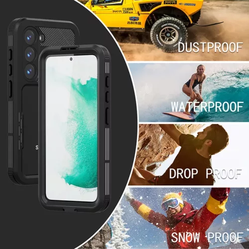ShellBox - Vízálló IP68 Tok - Samsung Galaxy S23 - Fekete tok-5949419119857 3 kép