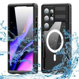    Samsung Galaxy S24 Ultra Fekete ShellBox Vízálló IP68 Tok