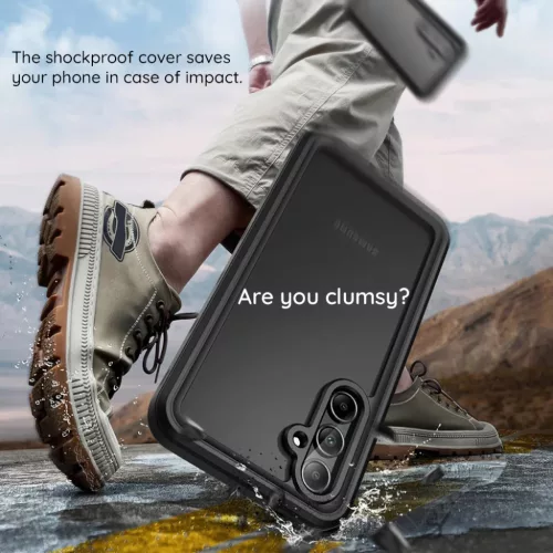  Samsung Galaxy S24 Ultra Fekete ShellBox Vízálló IP68 Tok-5949419119734 5 kép