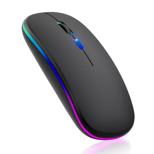 Vezeték nélküli egér (M1) Techsuit - Játékhoz, LED RGB, Csendes,-5949419120525 2 kép
