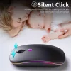 Vezeték nélküli egér (M1) Techsuit - Játékhoz, LED RGB, Csendes,-5949419120525 5 kép