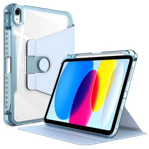  Techsuit - Kristály Tiszta - iPad 10 (2022) 10.9 - Kék tok-5949419120471 7 kép