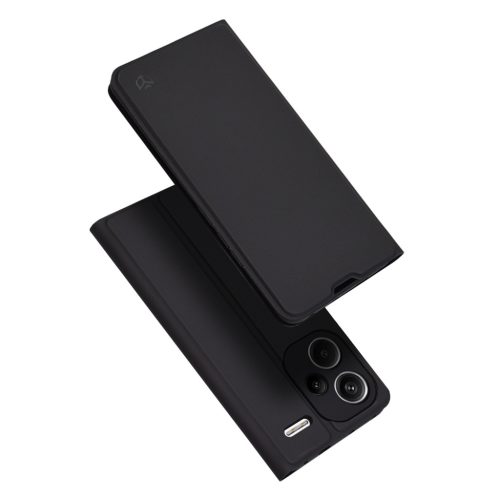  Techsuit - Magskin Könyv Tok - Xiaomi Redmi Note 13 Pro+ 5G - Fekete tok