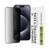  Techsuit - 111D Teljes Ragasztású Adatvédelmi Fólia - iPhone 15 Pro - Fekete üvegfólia