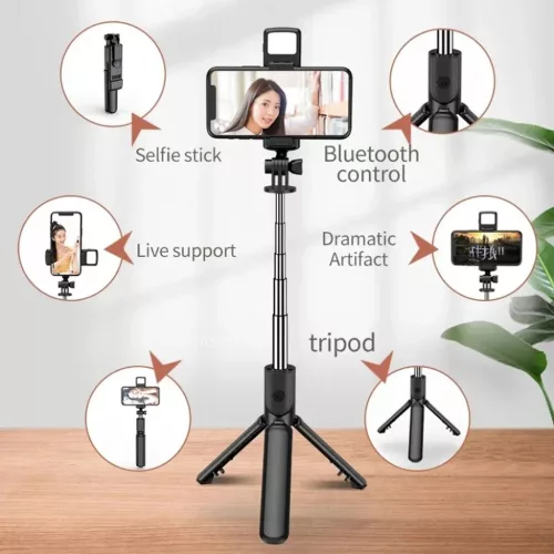  Techsuit - Mini Szelfibot (S03-S) - Stabil és kompakt állványcsatl-5949419125100 3 kép