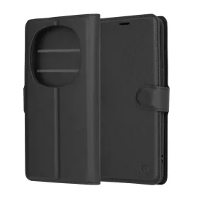  Techsuit - Bőr Folio - Honor Magic6 Pro - Fekete tok-5949419124479 1 kép
