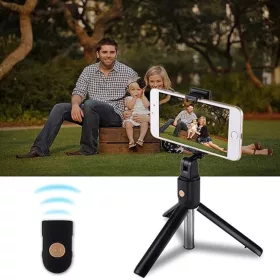  Techsuit - Önbot (K07) - Kompakt háromlábú tartó Bluetooth távi-5949419123380 2 kép