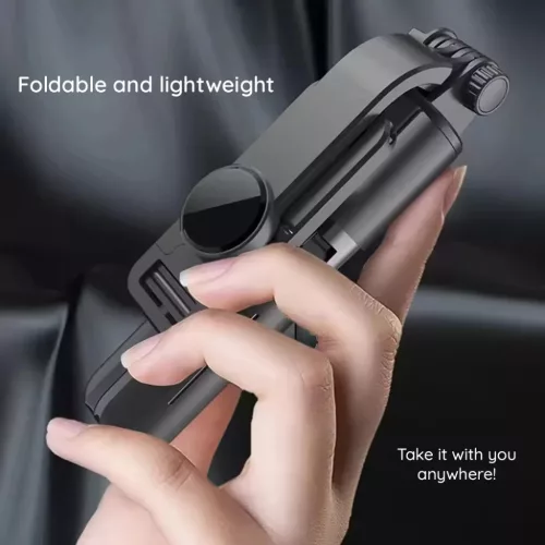  Techsuit - Mini Selfie Bot (L10) - Stabil Állvány Bluetooth Távvez-5949419122550 7 kép