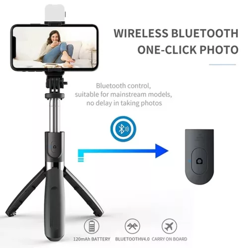  Techsuit - Szelfibot (L02s) - Stabil Állvány Bluetooth Távvezérl�-5949419122529 2 kép
