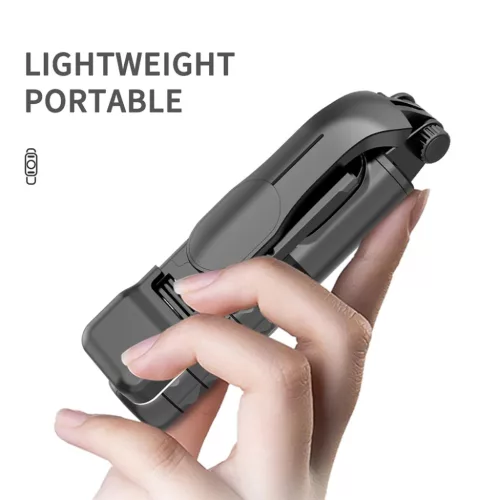 Mini Selfie Stick (Q11) - Stabil Állvány Bluetooth Távirányítóva-5949419122413 2 kép