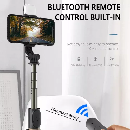  Techsuit - Szelfibot (Q03s) - Stabil állvány Bluetooth távirányí-5949419122352 4 kép