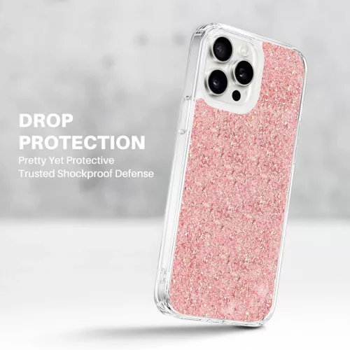 Techsuit - Csillogó Glitter - Samsung Galaxy A25 5G - Kék tok-5949419127487 5 kép