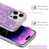  Techsuit - Csillogó csillám - Motorola Moto G34 / Moto G45 - Lila t-5949419127326 2 kép