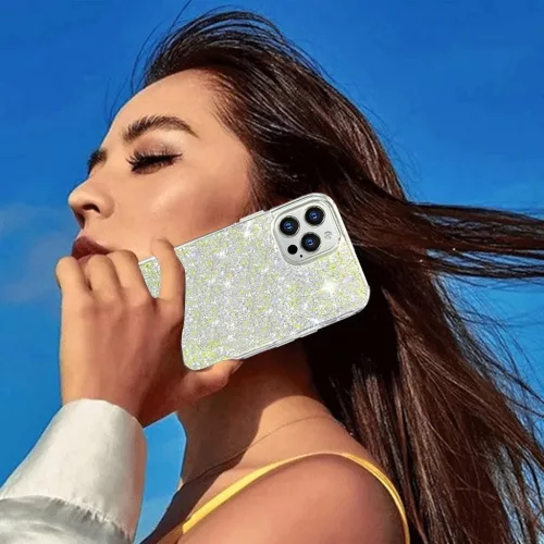  Techsuit - Csillogó csillám - Motorola Moto G34 / Moto G45 - Lila t-5949419127326 6 kép