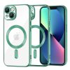 iPhone 13 - Techsuit - Luxus Crystal MagSafe - Világoszöld. tok