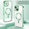 iPhone 13 - Techsuit - Luxus Crystal MagSafe - Világoszöld. tok-5949419137240 2 kép