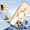  Techsuit - Luxus Kristály MagSafe - iPhone 13 Pro Max - Arany tok-5949419137097 2 kép