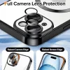 iPhone 15 - Techsuit - Luxus Kristály MagSafe - Fekete. tok-5949419136694 5 kép