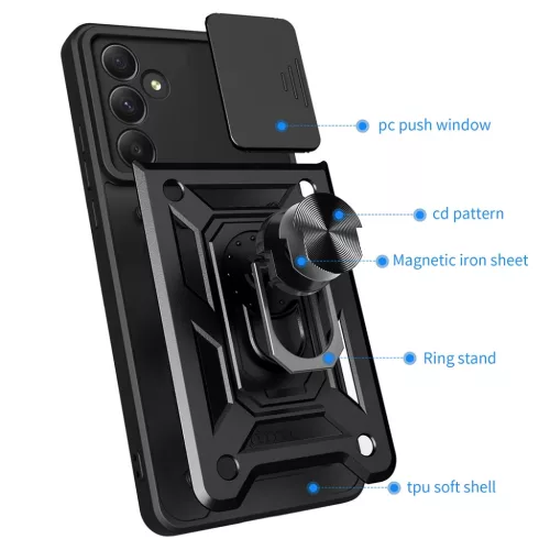  Techsuit - CamShield sorozat - Samsung Galaxy A55 5G - Kék tok-5949419129252 2 kép