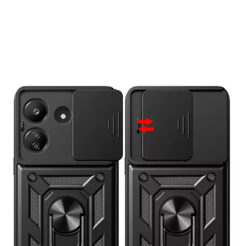 Techsuit - CamShield sorozat - Xiaomi Redmi 13C 5G / Poco M6 - Kék to-5949419129191 3 kép