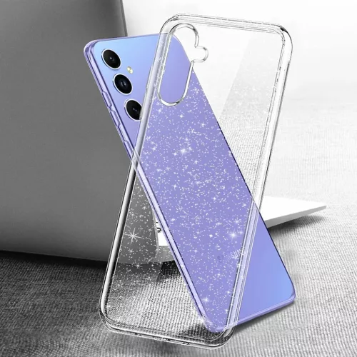  Techsuit - SparkleSkin sorozat - Samsung Galaxy A54 - Átlátszó tok-5949419147355 2 kép