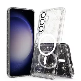    Techsuit - SparkleSkin MagSafe Sorozat - Samsung Galaxy S24 - Átlátszó tok