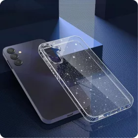  Techsuit - SparkleSkin Sorozat - Samsung Galaxy A55 5G - Átlátszó -5949419147027 2 kép