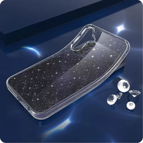  Techsuit - SparkleSkin Sorozat - Samsung Galaxy A55 5G - Átlátszó -5949419147027 3 kép