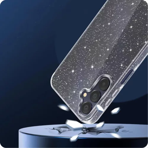 Techsuit - SparkleSkin Sorozat - Samsung Galaxy A55 5G - Átlátszó -5949419147027 4 kép