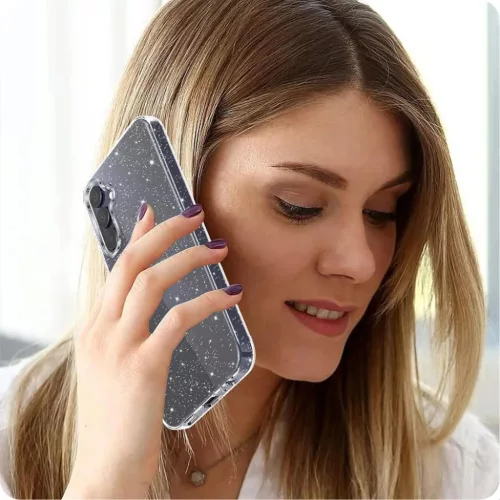  Techsuit - SparkleSkin Sorozat - Samsung Galaxy A55 5G - Átlátszó -5949419147027 5 kép