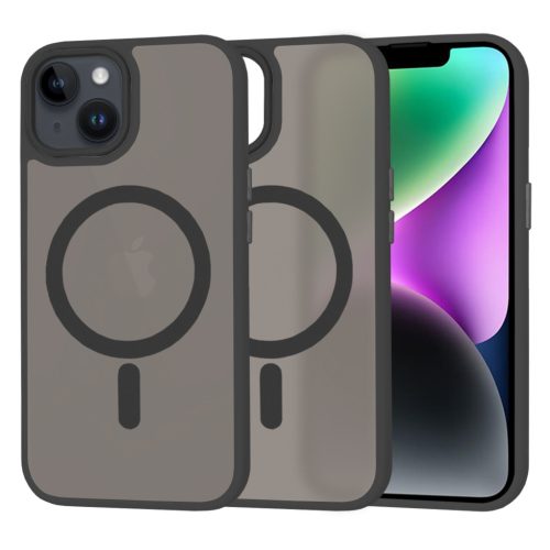  Techsuit - HaloFrost MagSafe Sorozat - iPhone 13 - Fekete tok-5949419148369 2 kép