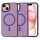  Techsuit - HaloFrost MagSafe sorozat - iPhone 15 - Mély lila tok-5949419147829 1 kép