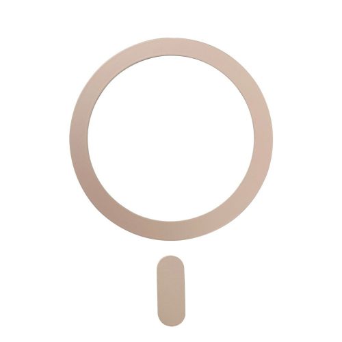 Techsuit - MagSafe Adapter (MPR5) - Kerek alakú, alumínium ötvözet, 3M - Bézs