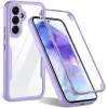  Techsuit - ColorVerse 360 Sorozat + Képernyővédő - Samsung Galaxy A54 - Lila tok