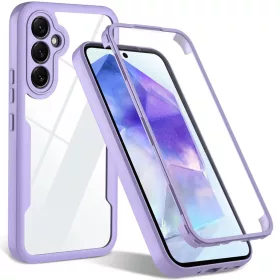    Techsuit - ColorVerse 360 Sorozat + Képernyővédő - Samsung Galaxy A54 - Lila tok