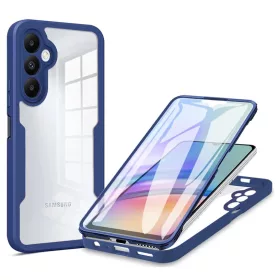    Samsung Galaxy A15 4G / A15 5G kék Techsuit ColorVerse 360 sorozat + képernyővédő tok