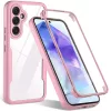  Techsuit - ColorVerse 360 Sorozat + Képernyővédő - Samsung Galaxy A35 5G - Rózsaszín tok