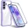  Techsuit - ColorVerse 360 Sorozat + Képernyővédő - Samsung Galaxy A35 5G - Lila tok