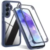  Techsuit - ColorVerse 360 Sorozat + Képernyővédő - Samsung Galaxy A55 5G - Kék tok
