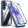  Techsuit - ColorVerse 360 Sorozat + Képernyővédő - Samsung Galaxy A55 5G - Kék tok