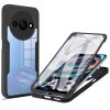  Techsuit - ColorVerse 360 sorozat + Képernyővédő - Xiaomi Redmi A3 - Fekete tok